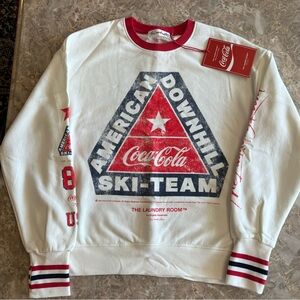 The Laundry Room x Coca-Cola Ski Team Sweatshirt | Size Small | Retro